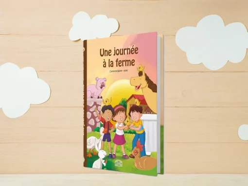 Personalized children's book a day on the farm made in France - A unique and educational gift and discover farm animals